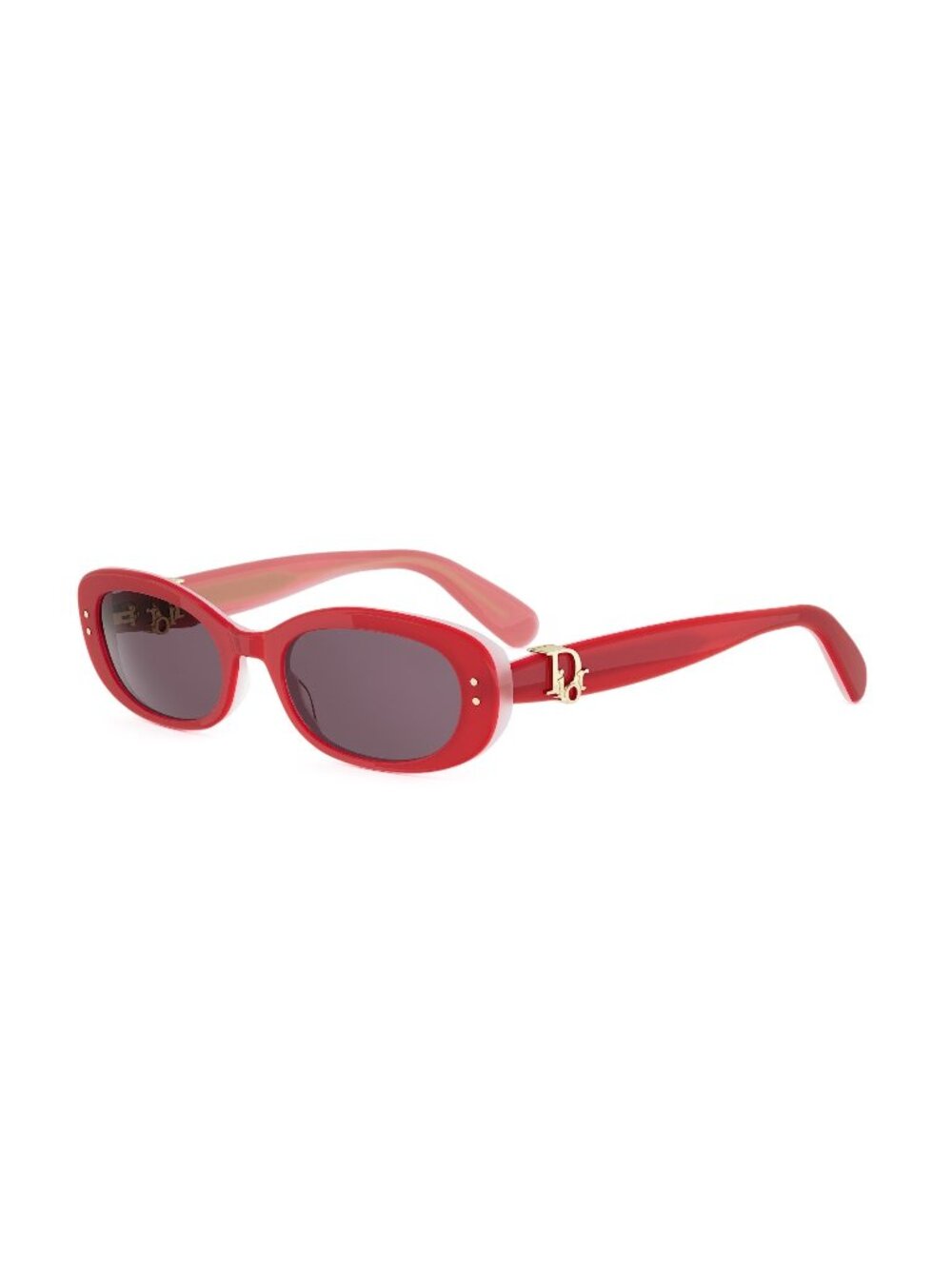 New DIOR Women's Sunglasses Acetate Frame OBLIQUE B1I 35D0 CD40272I 66S 52 Red
